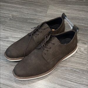 Men's Brown Casual Lace-Up Shoes By Perry Ellis